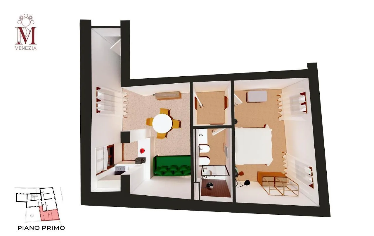 Palazzo Miracoli Apartments Venise 0*,